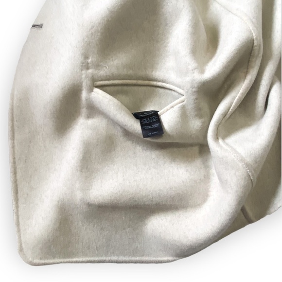 Rag and Bone Mica Wool Felt Reversible Blazer, Gray/Ivory, Size 12 - Picture 12 of 15